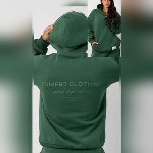 PRICE FIRM! ❤️NIP❤️ COMFRT AFFIRMATION HOODIE HUNTER GREEN Unisex MEDIUM M
